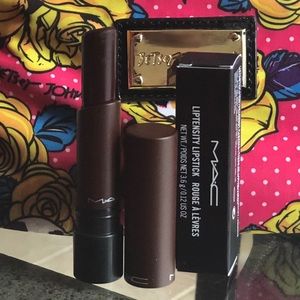 MAC lipstick in Burnt Violet